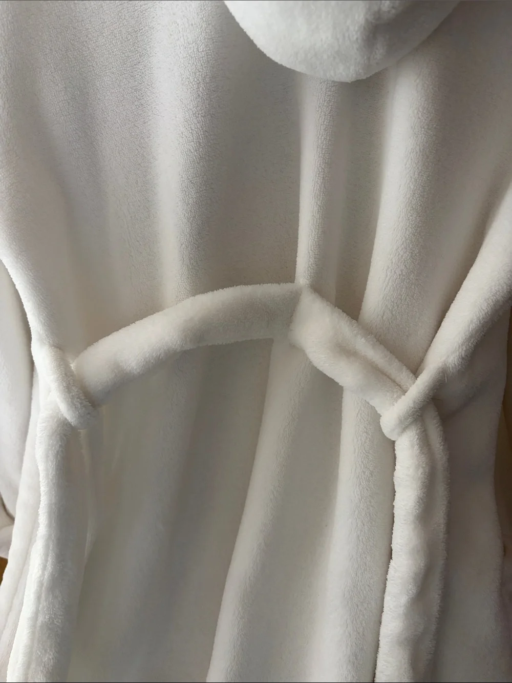 GAP Kids Plush Sleep Hoodie in White